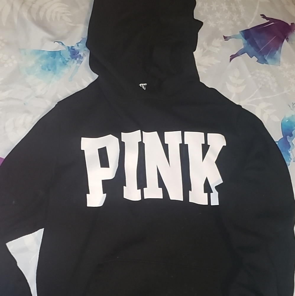 VS Pink Black Sweatshirt